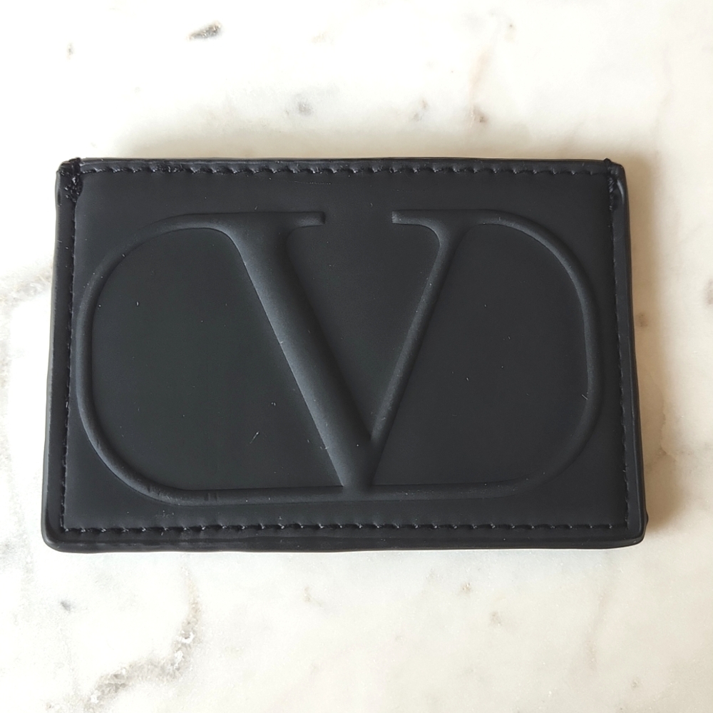 New Valentino Beauty Black Card Case